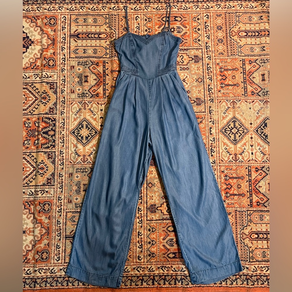 BEBE - - Chambray Jumpsuit